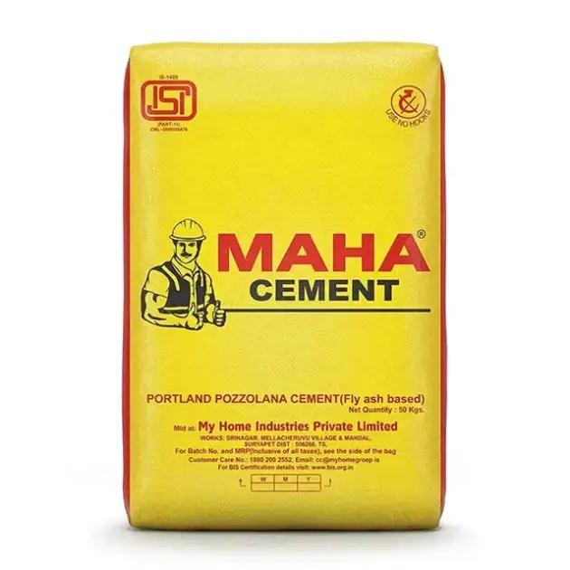 Maha PPC Cement, 50 Kg Bag