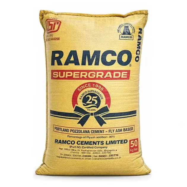Ramco Supergrade PPC Cement, 50 Kg Bag