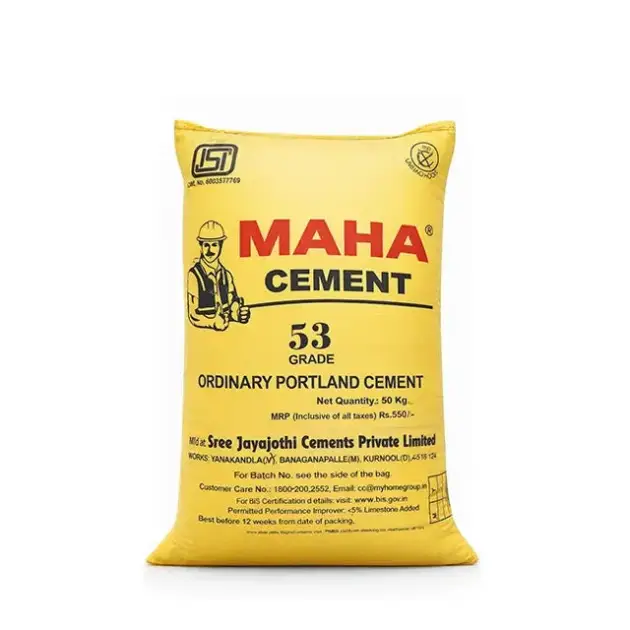 Maha Cement OPC 53 Grade Cement, 50 Kg Bag