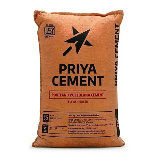 Priya PPC Cement, 50 Kg Bag