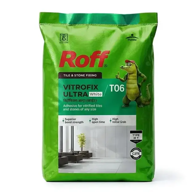 Roff T06 VFA Tile Adhesive, White , 20 Kg Bag