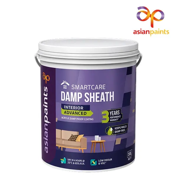 Asian Paints SmartCare Damp Sheath Interior Advanced Waterproofing Primer, 20L