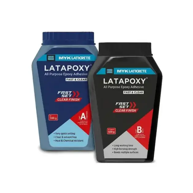 MYK Laticrete LATAPOXY® Fast & Clear Epoxy Adhesive