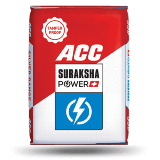 Adani ACC Suraksha Power PPC Cement, 50 Kg Bag