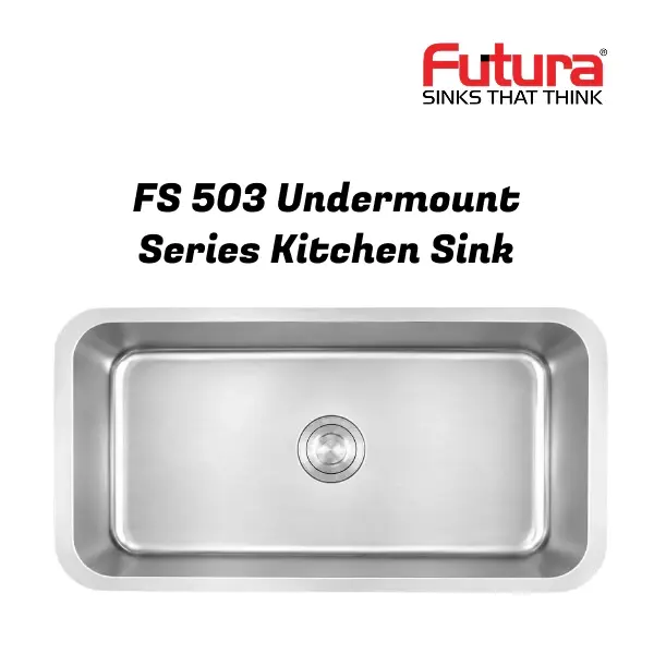 Futura Undermount Series, Stainless Steel, 29" X 16" X 9", FS 503