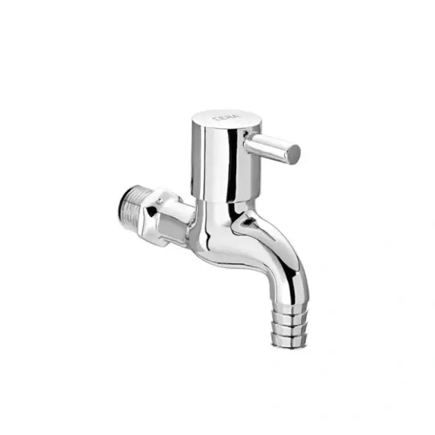 Cera Garnet Bib Cock with Wall Flange and Nozzle, F2002153