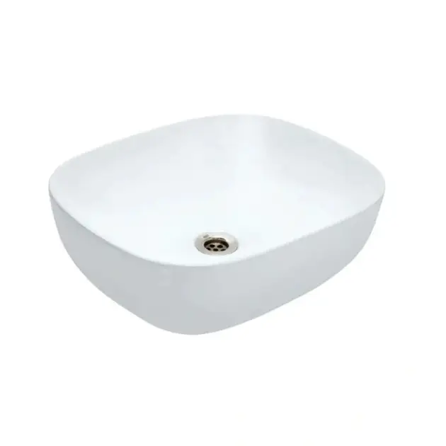 Jaquar Thin Rim Table Top Basin, Rectangular | White, 495x395x150mm | JDS-WHT-25909