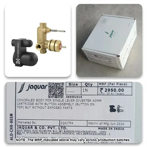 Jaquar Concealed Body for Single Lever Diverter
