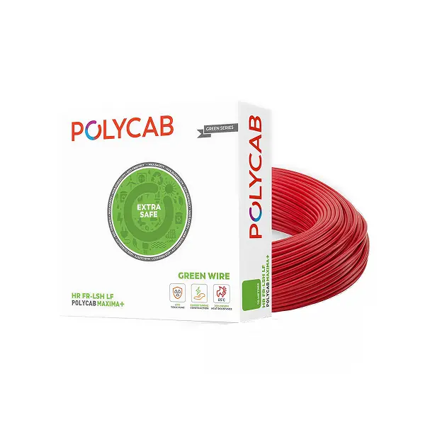 Polycab Maxima+ Green Wire HR FR-LSH LF