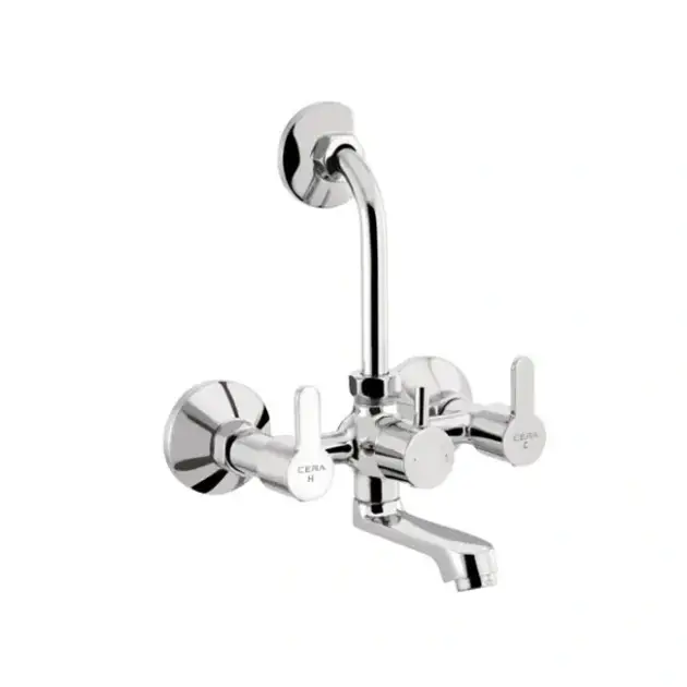 Cera Victor Wall Mixer with Bend Pipe for Overhead Shower, F1015401