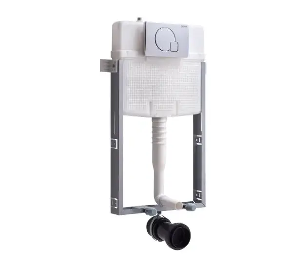 CERA Chevron Concealed cistern set with half frame (without knob) - B1110112