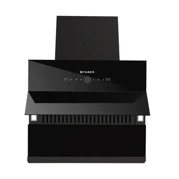Faber Hood Comet BLDC 60 cm 1500 m³/hr Filterless Heat Auto Clean Wall Mounted Chimney (Matte Black)
