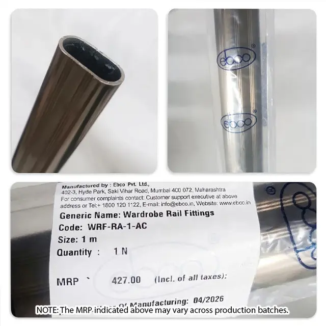 Ebco Wardrobe Rail Fittings
